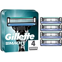 Gillette Mach3 - Cuchillas de recambio para maquinilla de afeitar - 4 Unidades